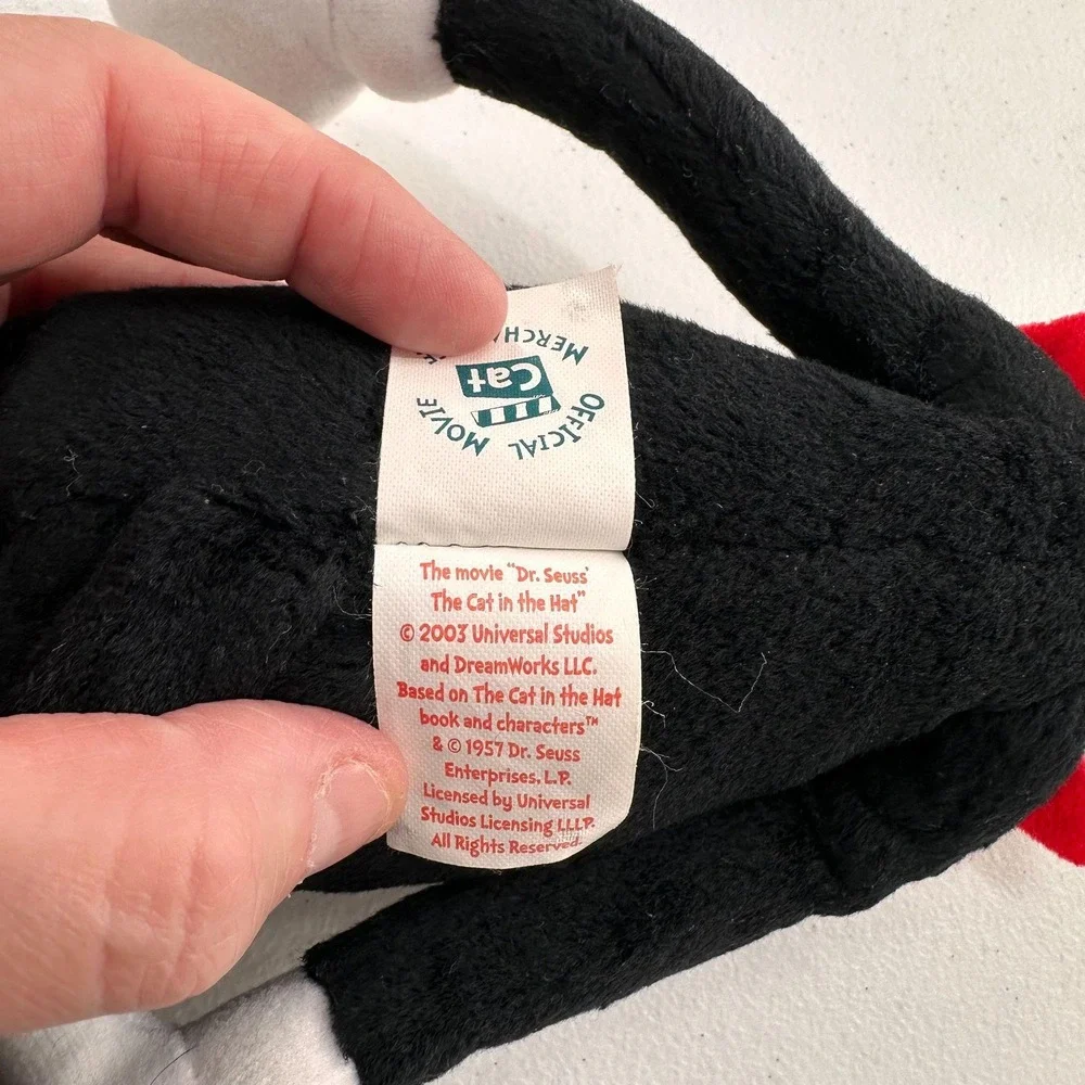 Vintage 2003 Cat In The Hat Dr Seuss Plush‎ 15